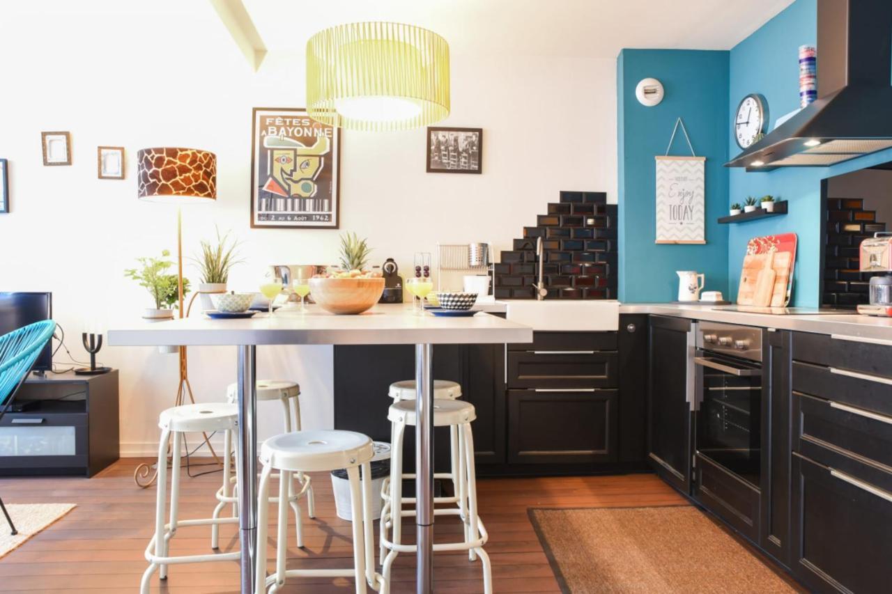 Charming Flat In A Calm Street At The Historic Heart Of Bayonne - Welkeys Apartamento Exterior foto